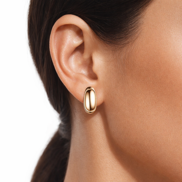 Серьги из красного золота